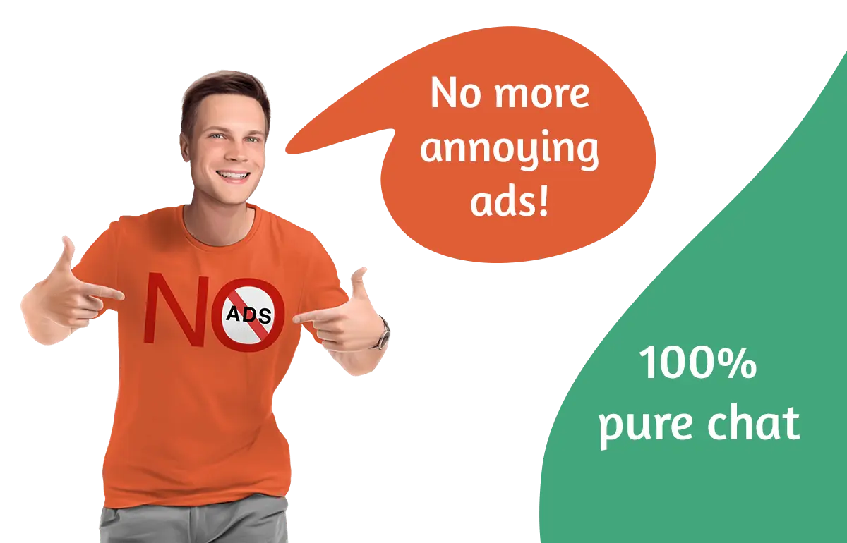 100% ad-free cam chat